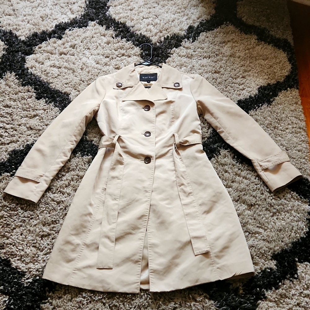 Light knee length coat